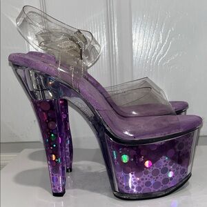 PLEASER platform heels